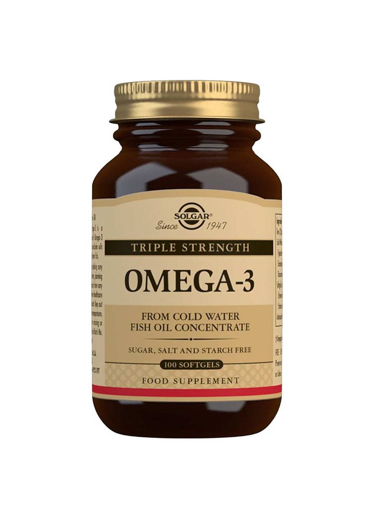 Solgar Triple Strength Omega-3 - 100 Softgels