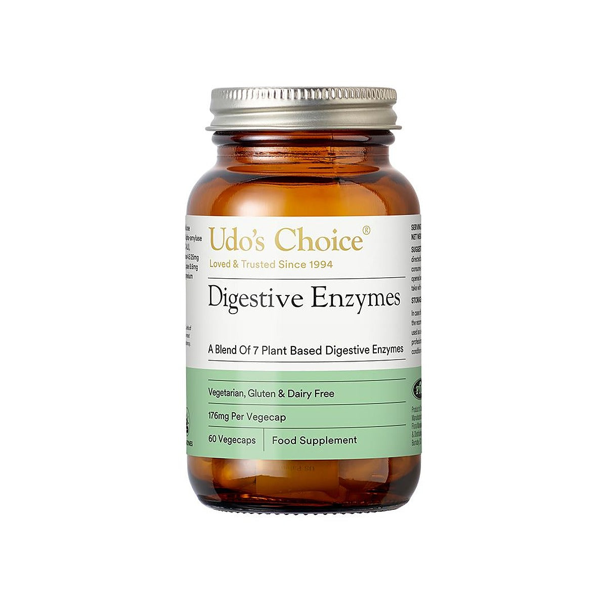Udos Choice Digestive Enzyme Blend - 60 Vegecaps
