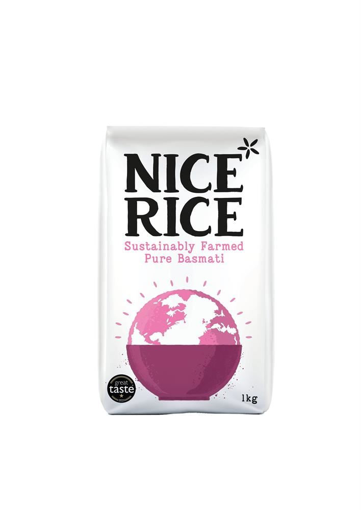 Nice Rice Sustainably Farmed Pure Basmati 1kg