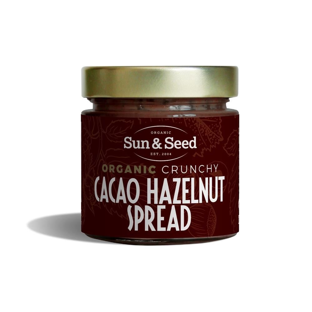 Sun and Seed Organic Crunchy Cacao & Hazelnut Spread 200g