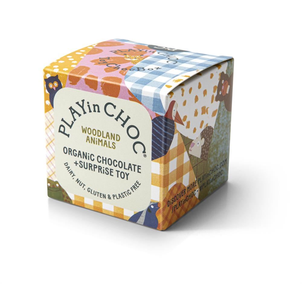 PLAYin CHOC ToyChoc Box Woodland Animals 38g