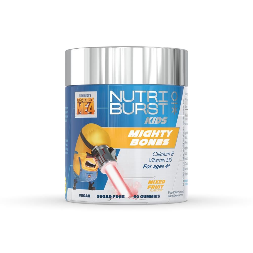 Nutriburst Kids Mighty Bones Calcium & Vitamin D3 60 gummies