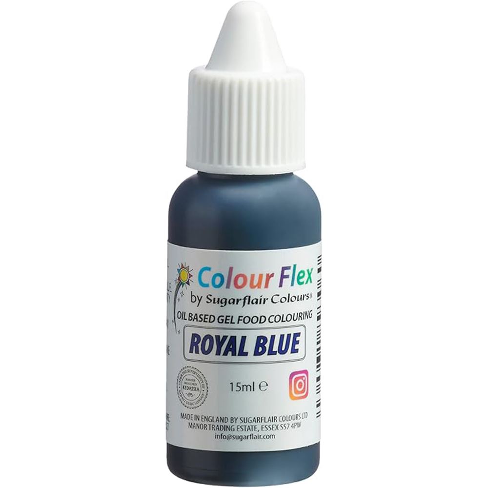 Sugarflair Colour Flex Oil Based Food Colouring Gel 15ml - All Colour