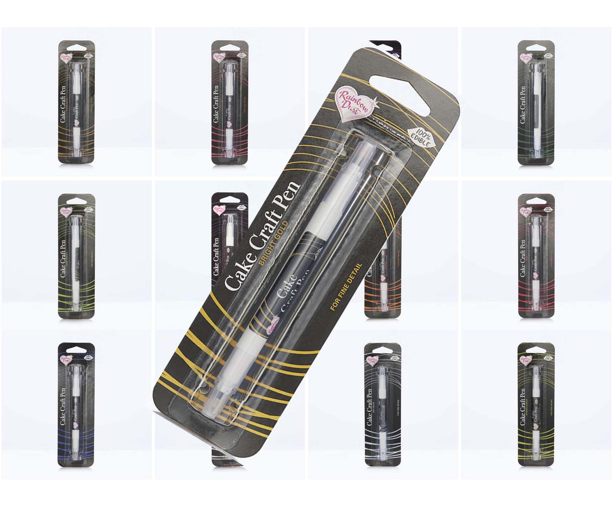 Rainbow Dust Cake Craft Pen - All Colours