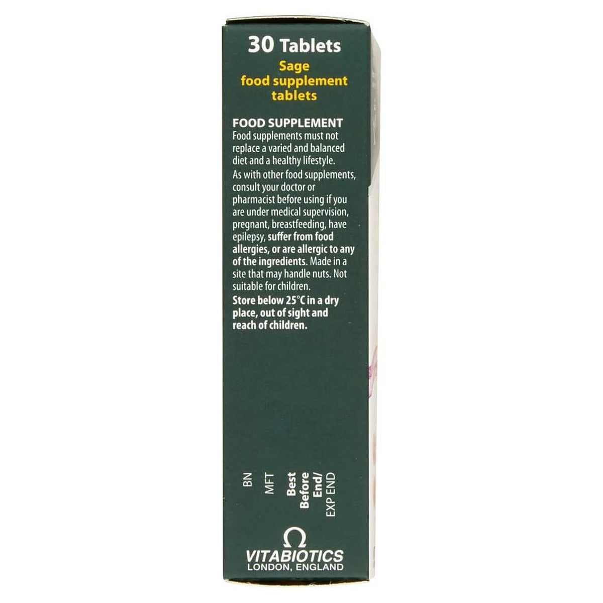 Vitabiotics Ultra Sage 1000mg Super Strength - 30 Tablets - image 5