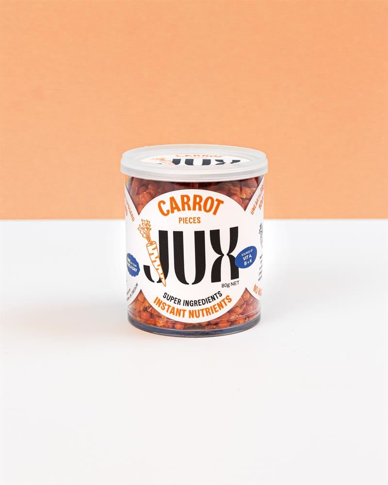 Jux Food Freeze-Dried Carrot Pieces 80g