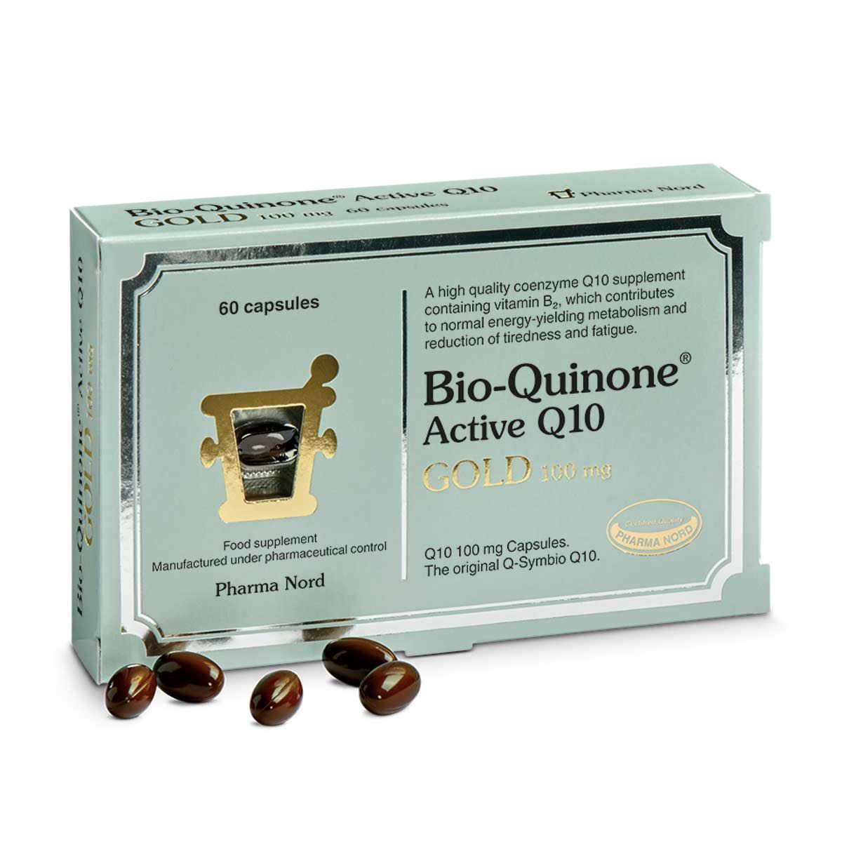 Pharma Nord Bio-Quinone Active Q10 Gold 100mg - 60 Capsules