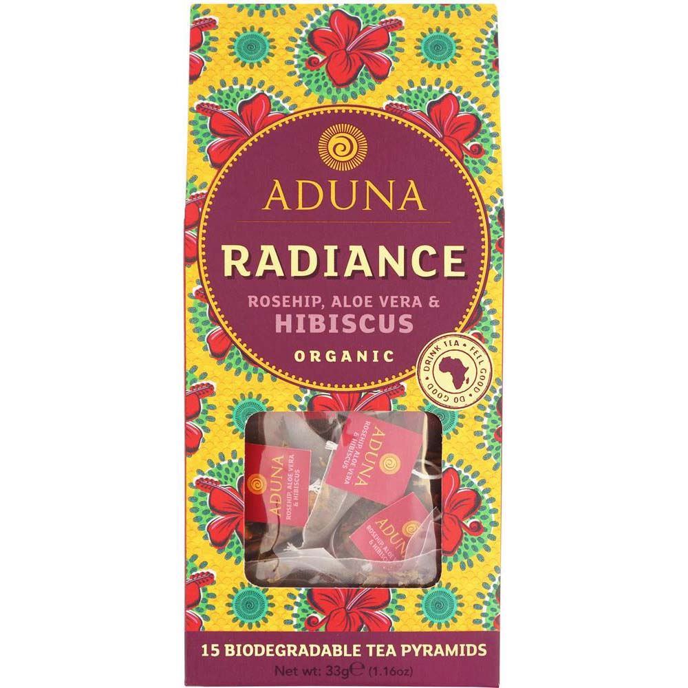 Aduna Radiance Super-Tea with Rosehip & Hibiscus (15 Pyramids)