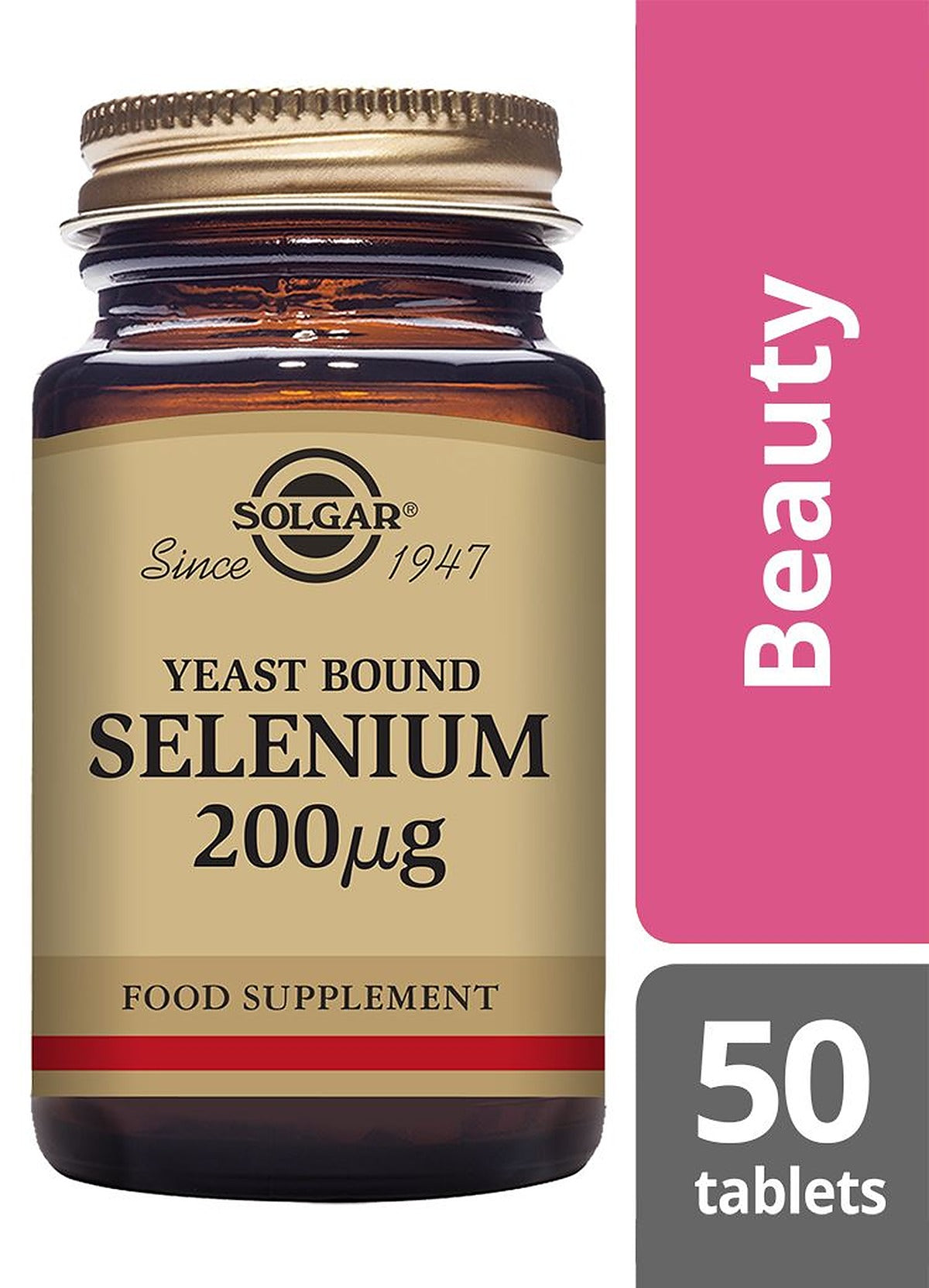 Solgar Yeast Bound Selenium 200 µg - 50 Tablets - image 2