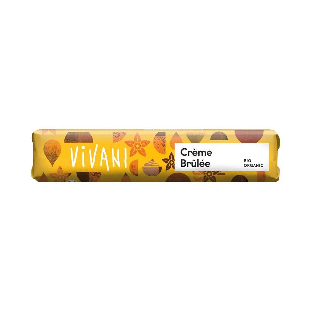 Vivani Mini Milk Chocolate Creme Brulee Organic 40g