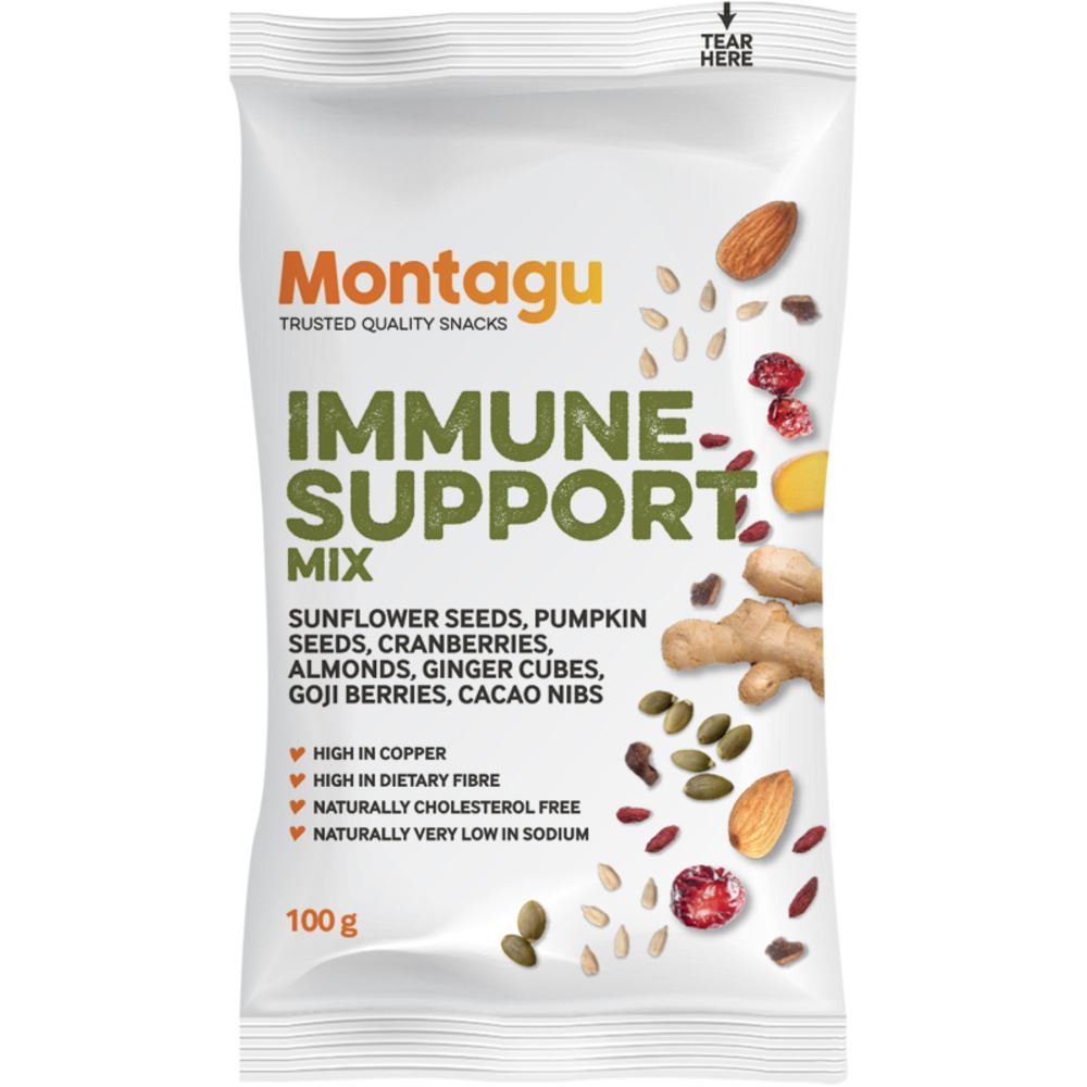 Montagu Lifestyle Immune Support Snack Mix Boost Your Immunity 80g - 10 Pack