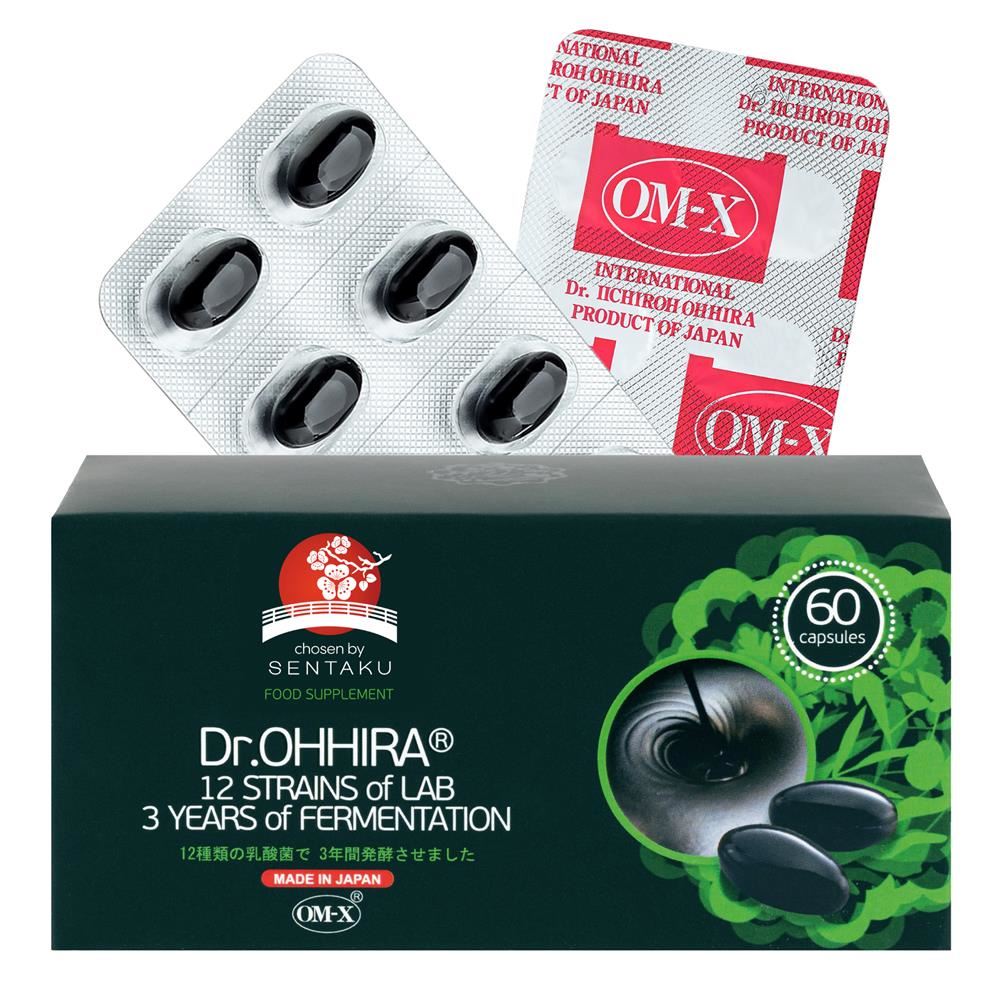 Dr Ohhira DrOHHIRA STANDARD OM-X 12 Strains of Lab 3Y of Fermentation 60 Caps