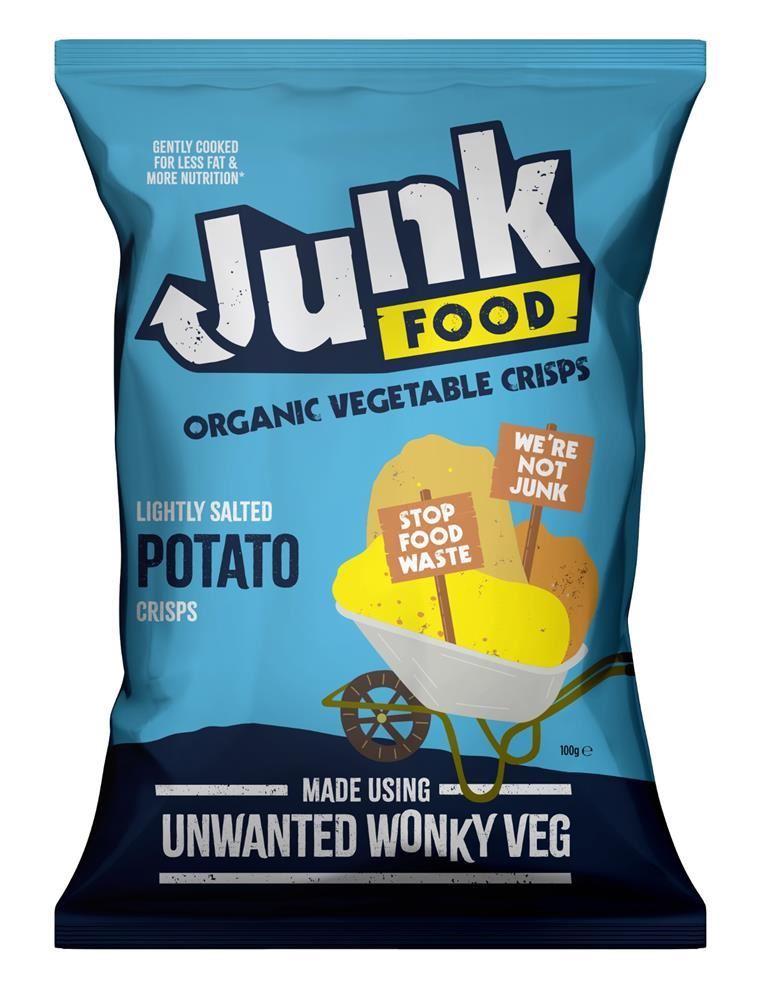 Junk Organic Junk Food Organic Potato Crisps 100g - 12 Pack