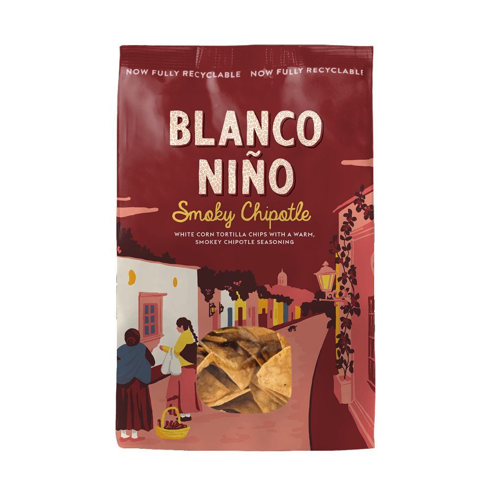 Blanco Nino Smoky Chipotle Tortilla Chips 170g - 8 Pack