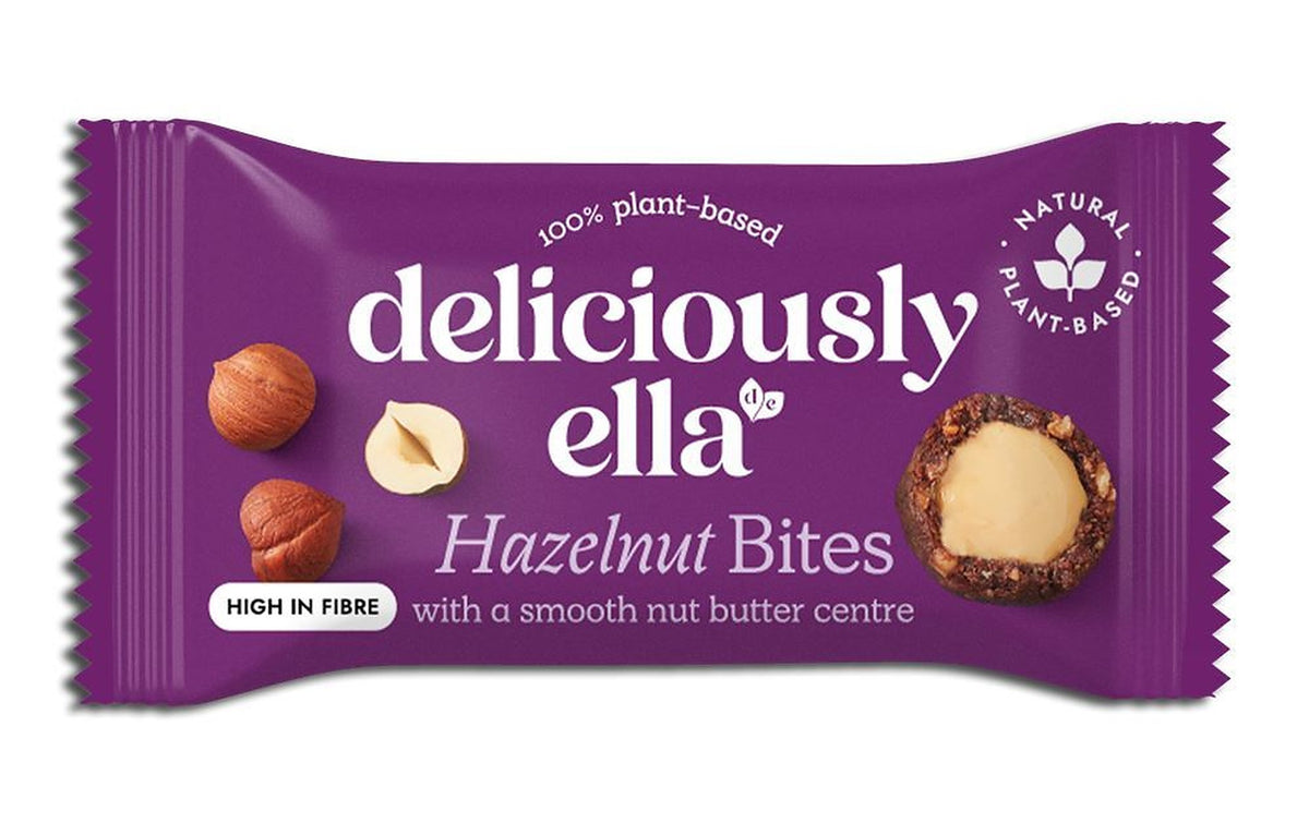 Deliciously Ella Hazelnut Nut Butter Bites 36g - 12 Pack