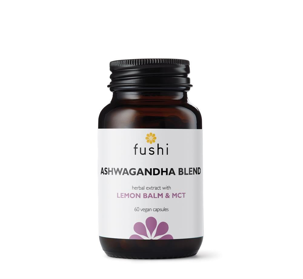 Fushi Wellbeing Ashwagandha Extract with Vegan MCT High Strength 60 Capsules