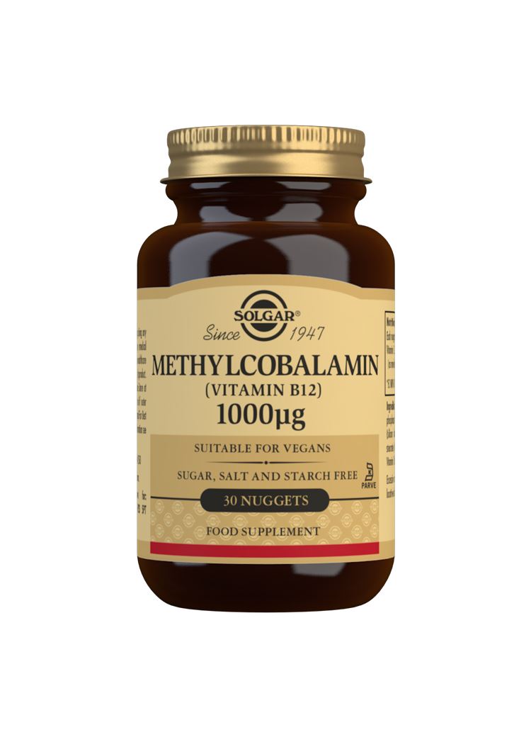 Solgar Methylcobalamin (Vitamin B12) 1000 µg - 30 Nuggets