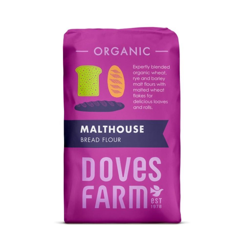 Doves Farm Organic Bread Malthouse Flour 1kg