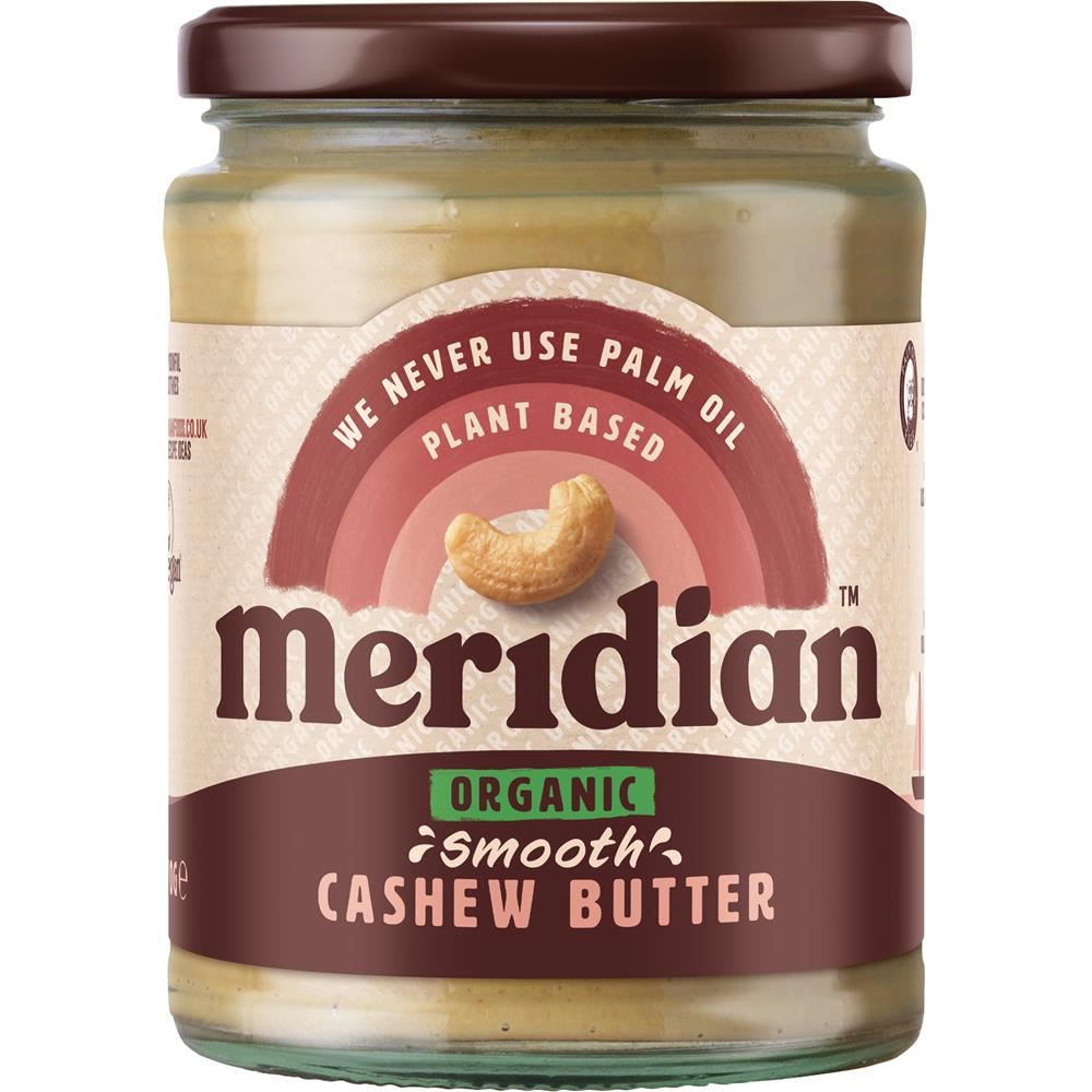 Meridian Organic Smooth Cashew Butter 100% 470g