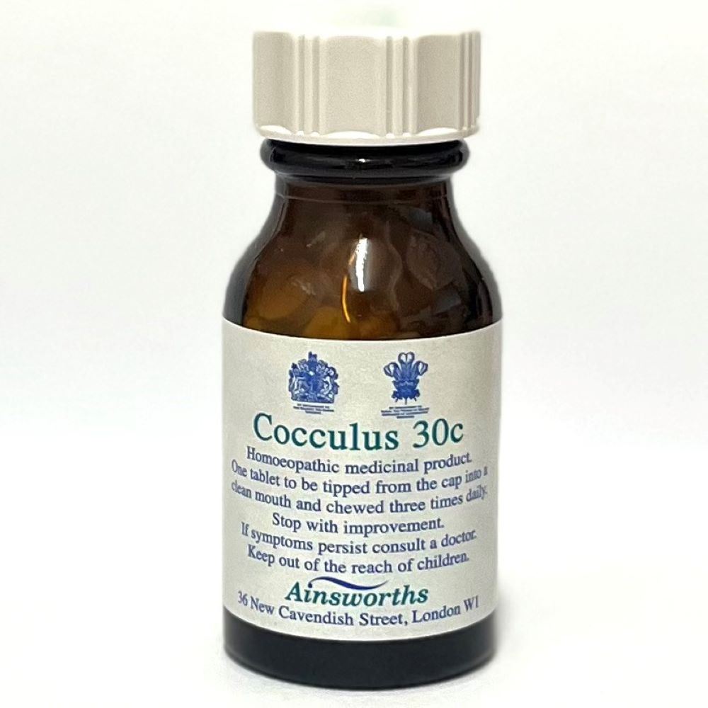 Ainsworths Cocculus 30C Single Counter Remedy 120 tabs
