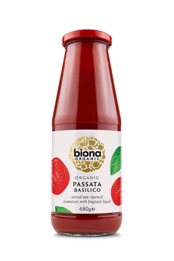 Biona Organic Passata with Basil 680g