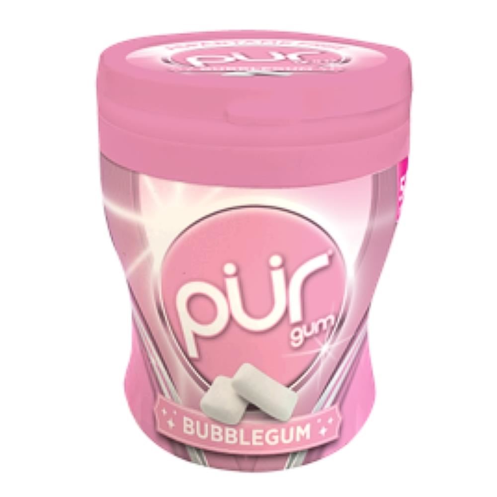 Pur Gum ASPARTAME FREE - PUR Gum Bubblegum 70g Shaker Cup - 6 Pack