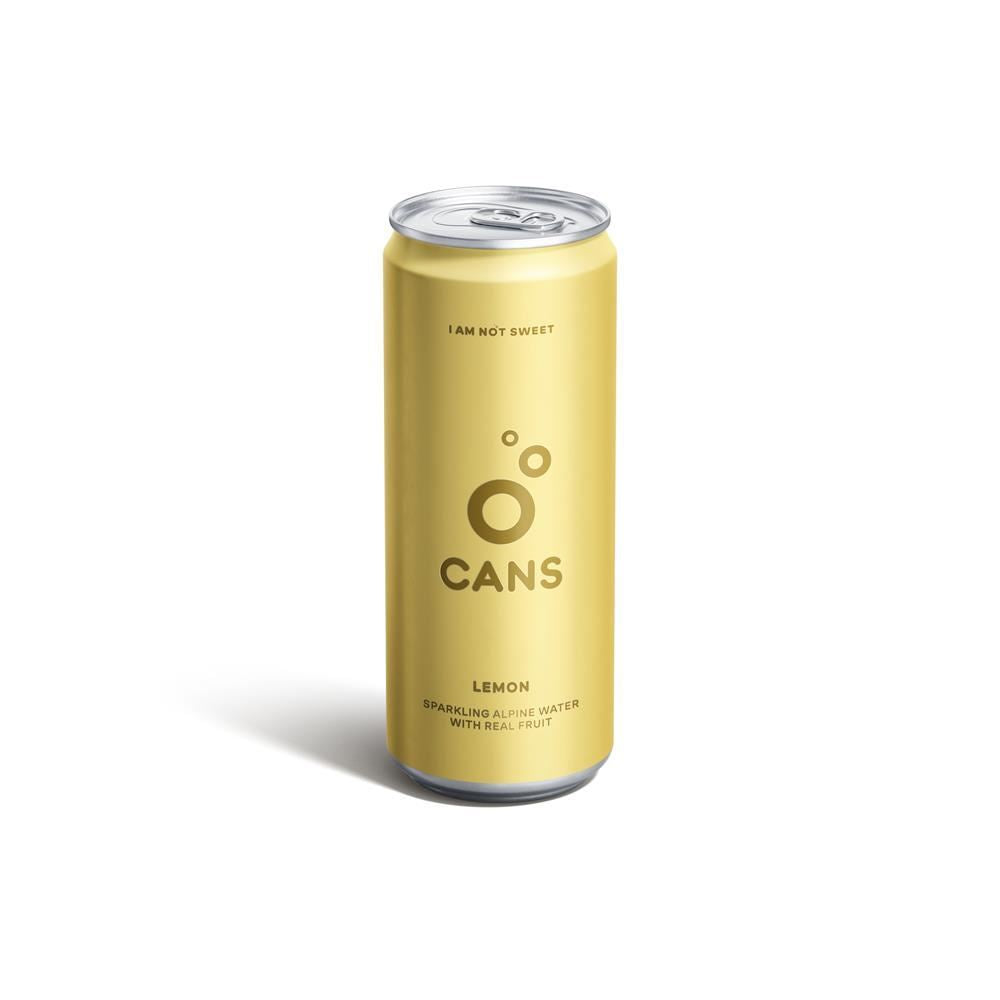 Cans Lemon Infused Sparkling Alpine Water 330ml - 6 Pack
