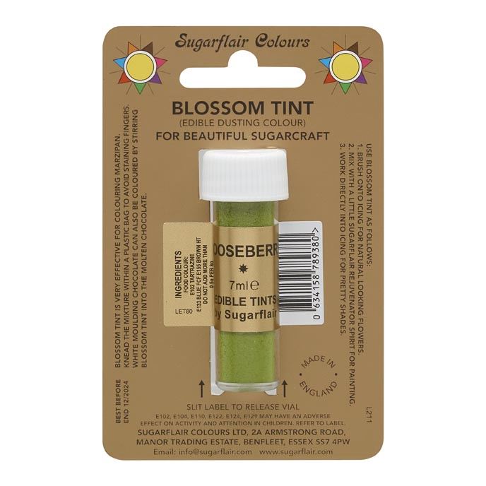 Sugarflair BLOSSOM TINT Edible Food Colour Powder - 7ml