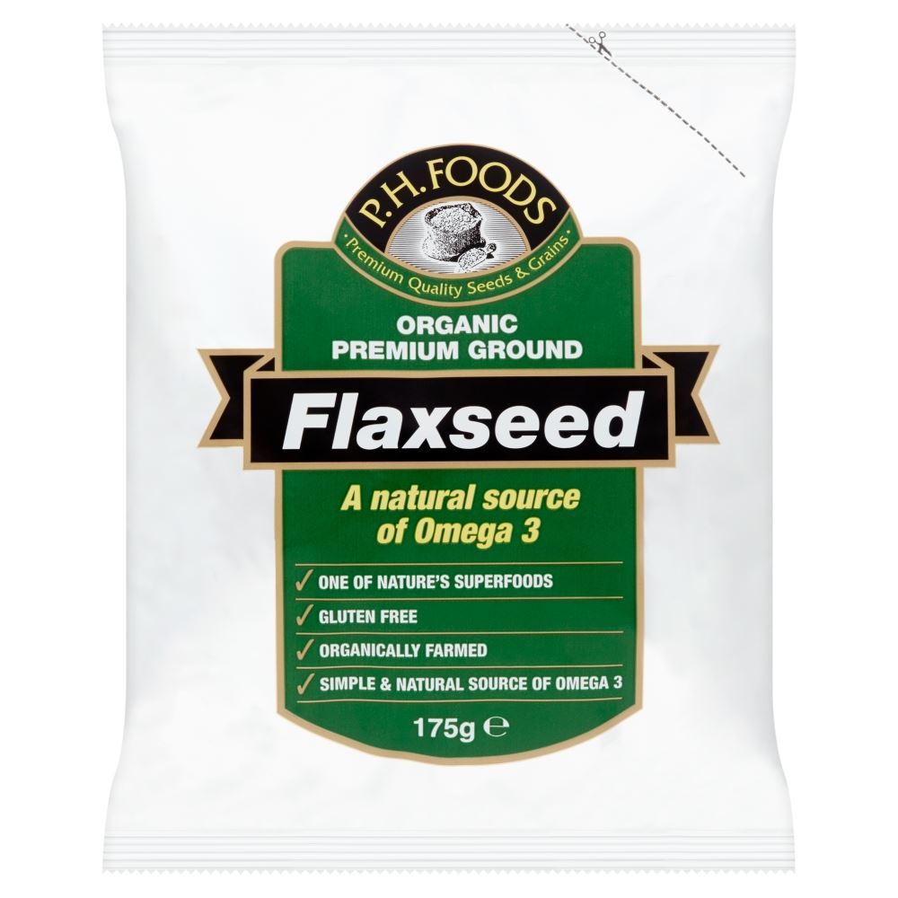 Prewetts Organic Ground Flaxseed 175g - 6 Pack