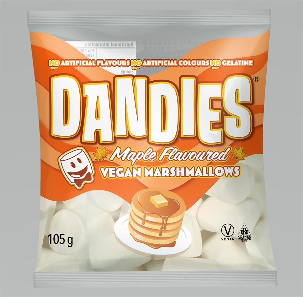 Dandies Vegan Maple Marshmallows 105g - 10 Pack