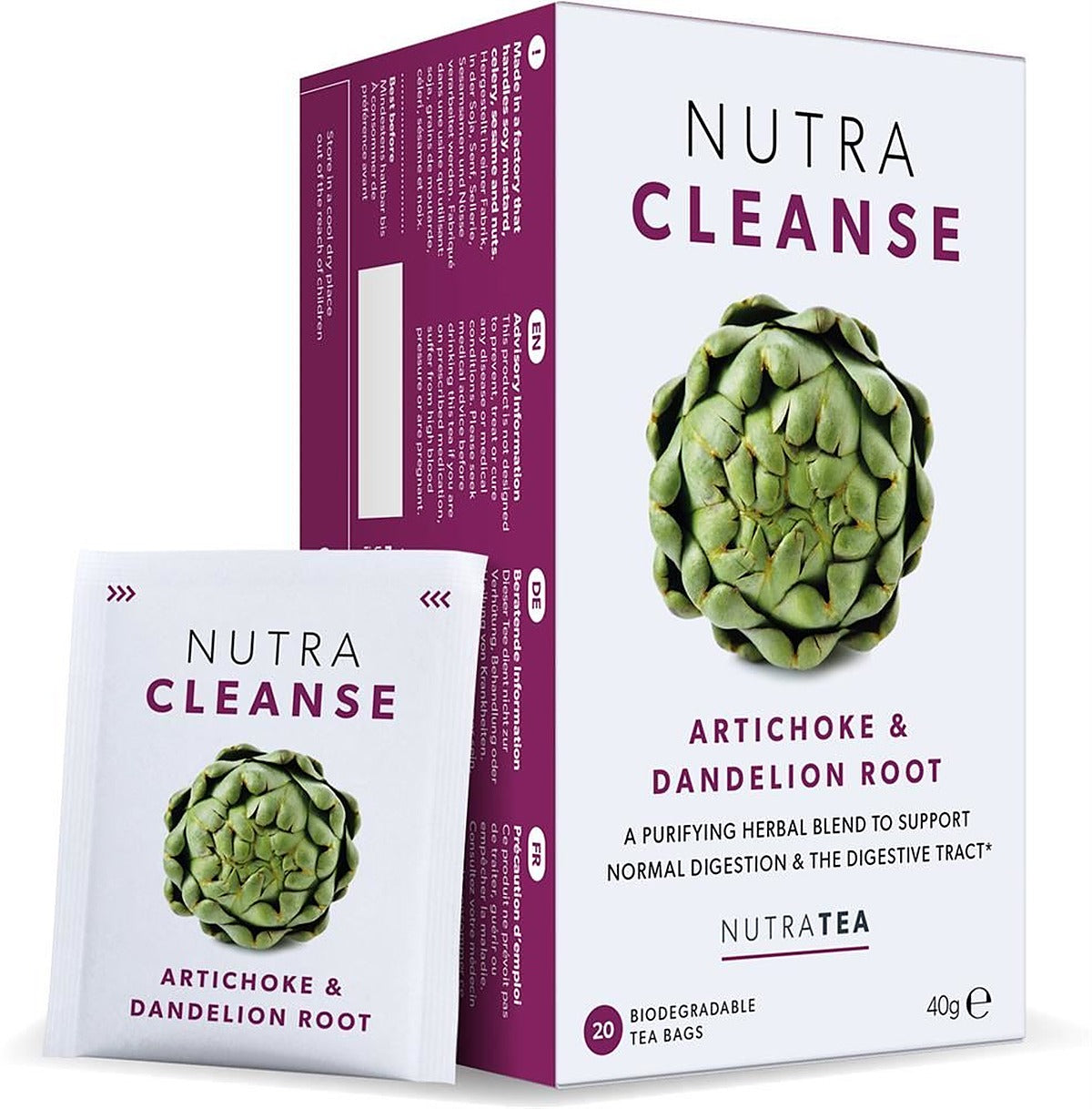 Nutratea Nutra Cleanse Tea 20 Herbal Tea Bags