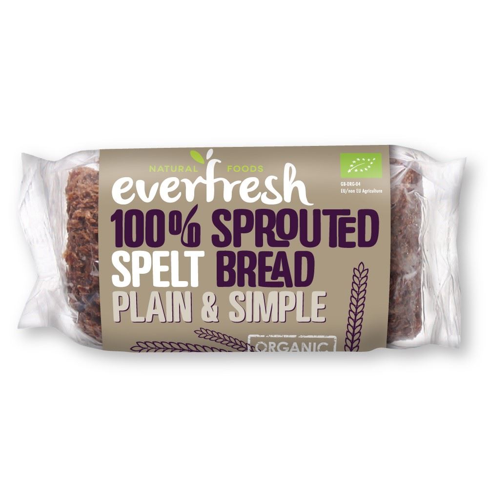 Everfresh Natural Foods Organic Sprouted Spelt Bread 400g