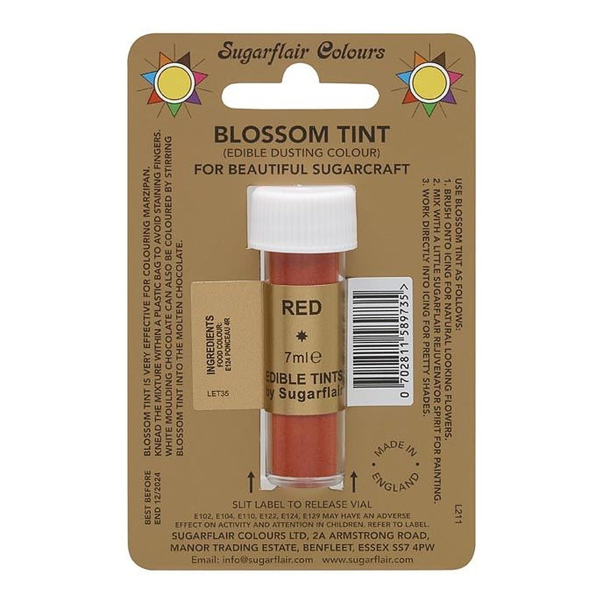 Sugarflair BLOSSOM TINT Edible Food Colour Powder - 7ml - image 11