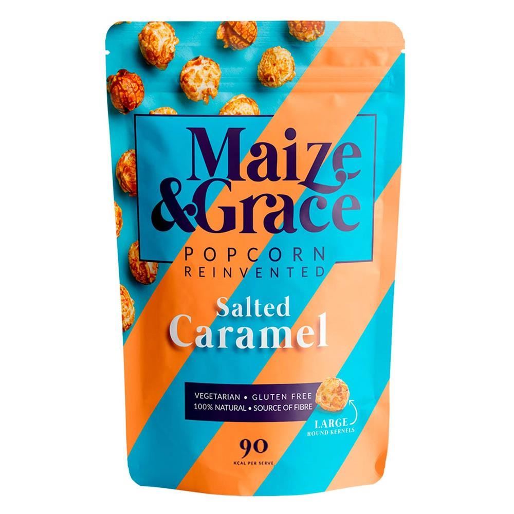Maize and Grace Salted Caramel popcorn 75g - 8 Pack