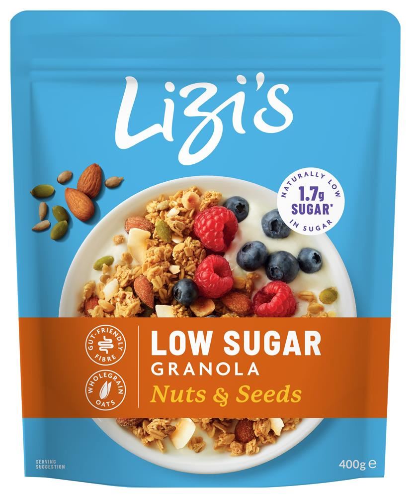 Lizi's Low Sugar Granola ready-to-eat breakfast cereal 400g
