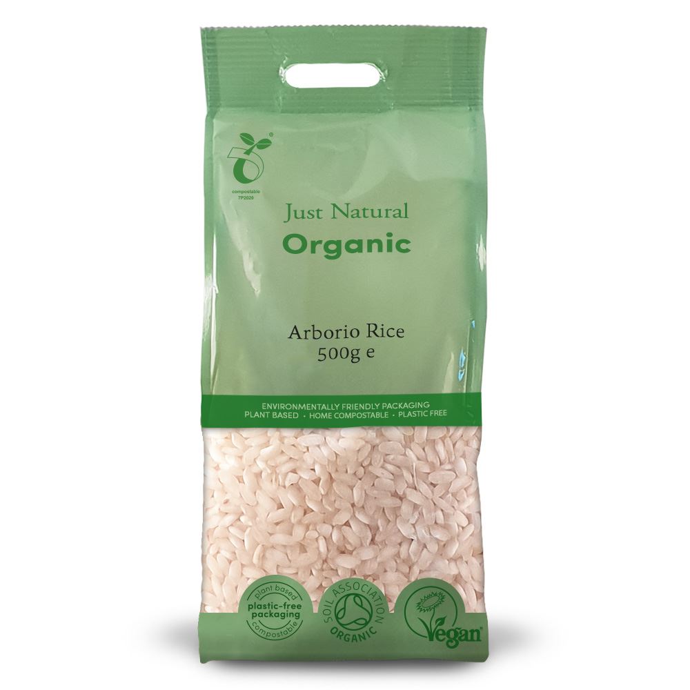 Just Natural Organic Organic Risotto Rice - Arborio 500g