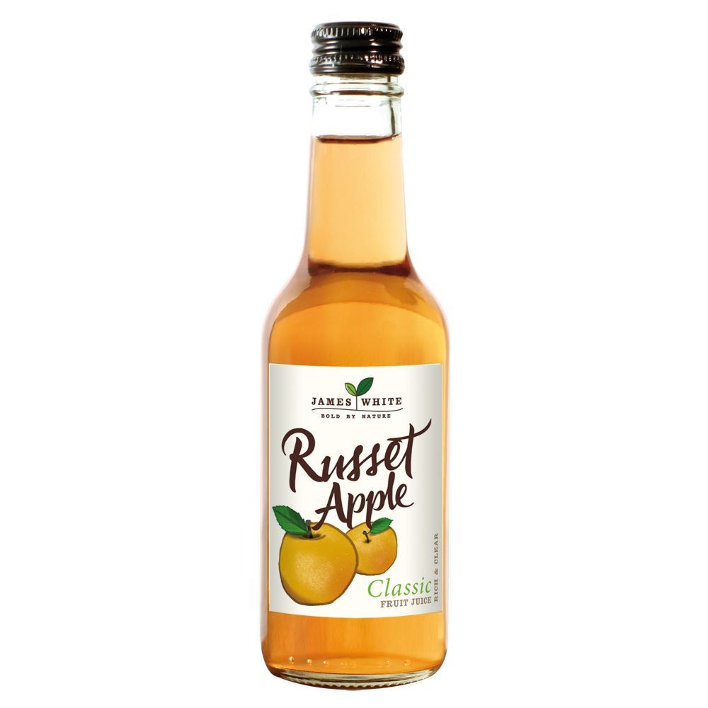James White Russet Apple Juice - Smooth & Rich - 250ml - 6 Pack