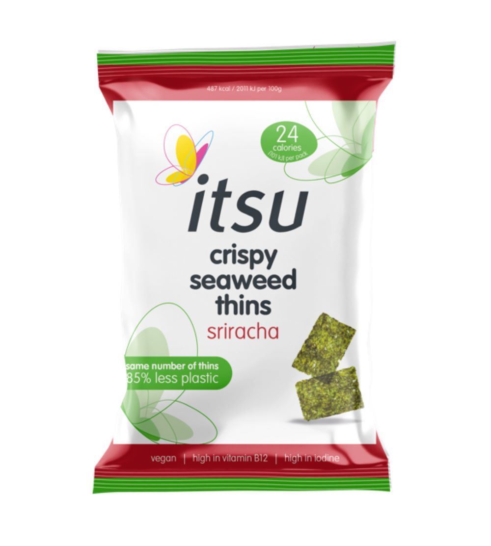 Itsu Sriracha Crispy Seaweed Thins 5g - 20 Pack