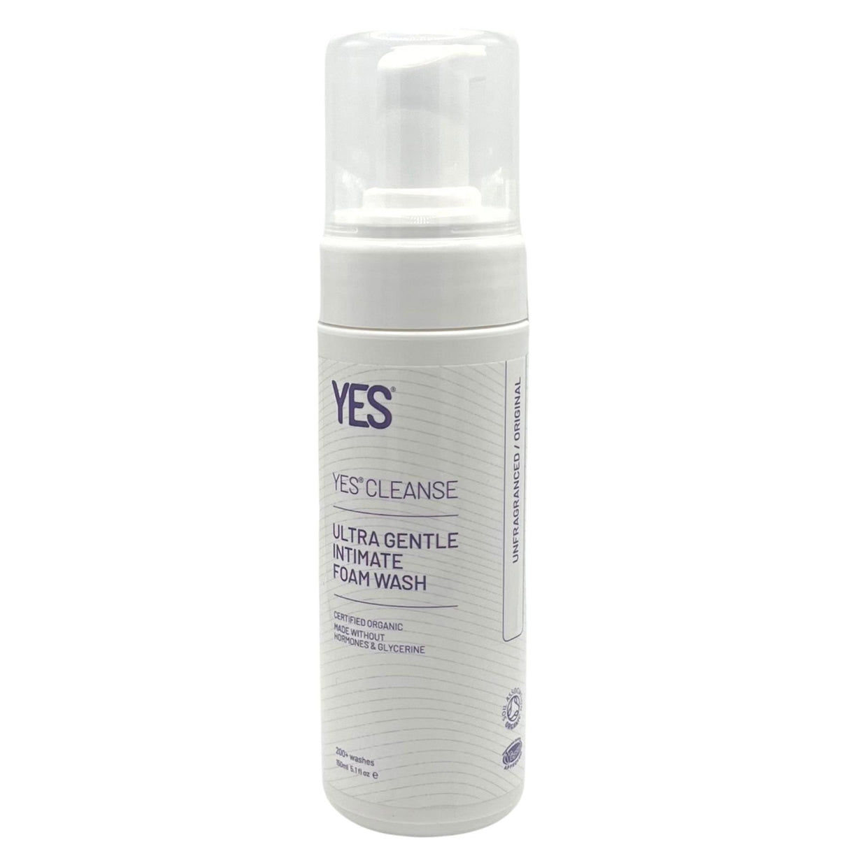 YES CLEANSE Organic Intimate Feminine Wash - Unfragranced 150ml
