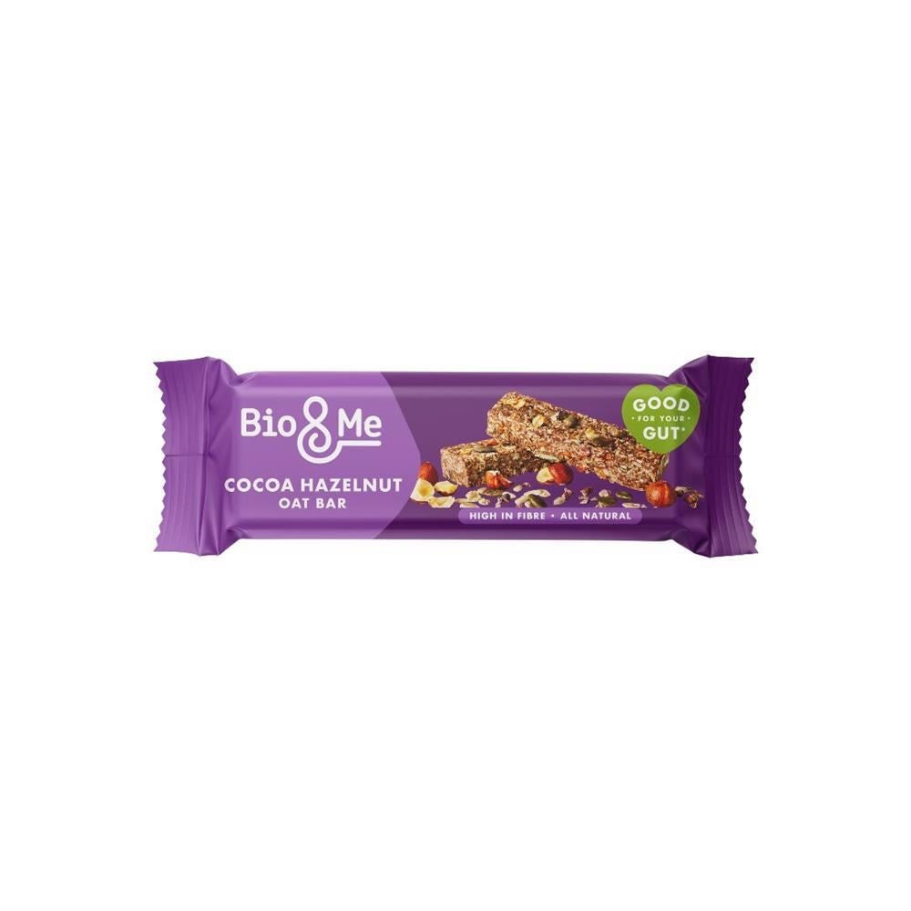 Bio&Me Cocoa & Hazelnut Gut-Loving Oat Bar 38g - 6 Pack
