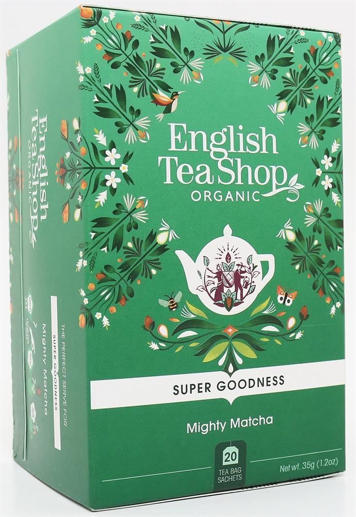 English Tea Shop Mighty Matcha - 20 Tea Bag Sachets