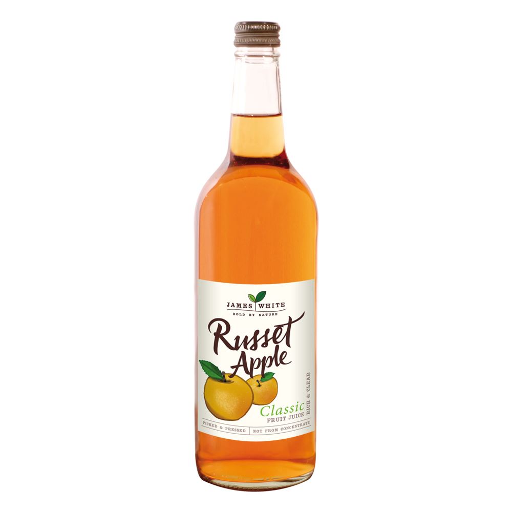James White Russet Apple Juice - Smooth & Rich - 750ml