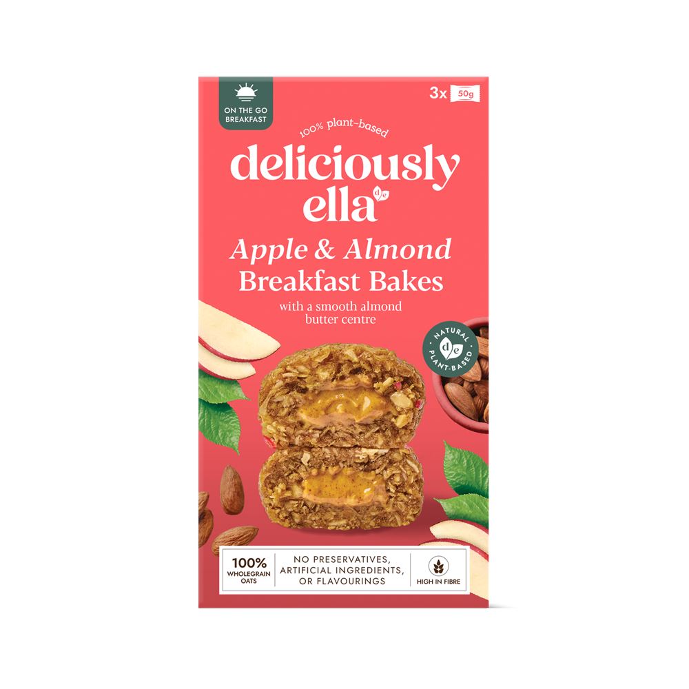 Deliciously Ella Apple & Almond Breakfast Bakes 3x50g