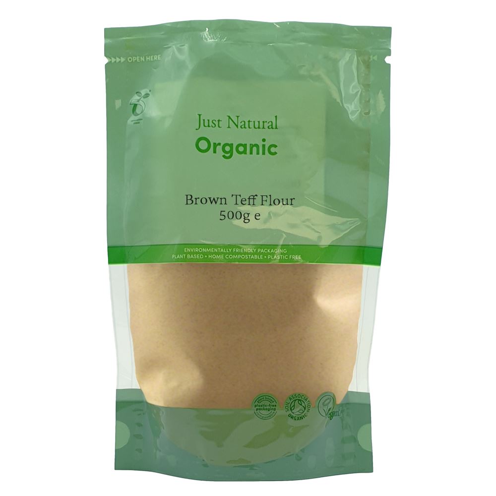 Just Natural Organic Organic Teff Flour - Brown 500g
