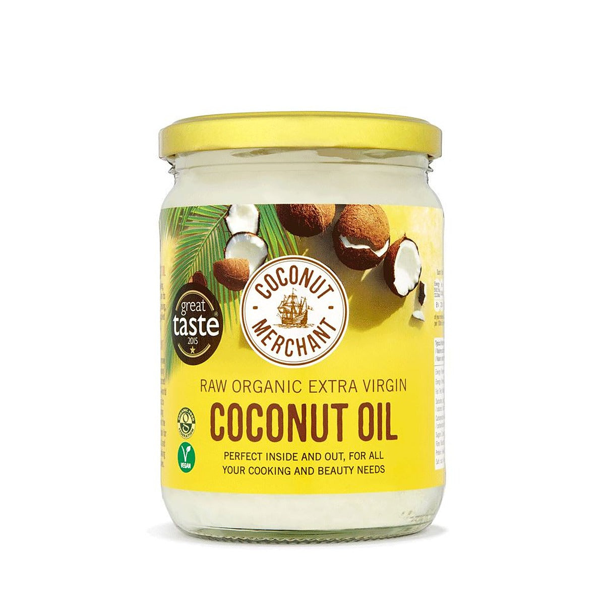 Coconut Merchant Raw Organic Extra Virgin Coconut Oil 500ml