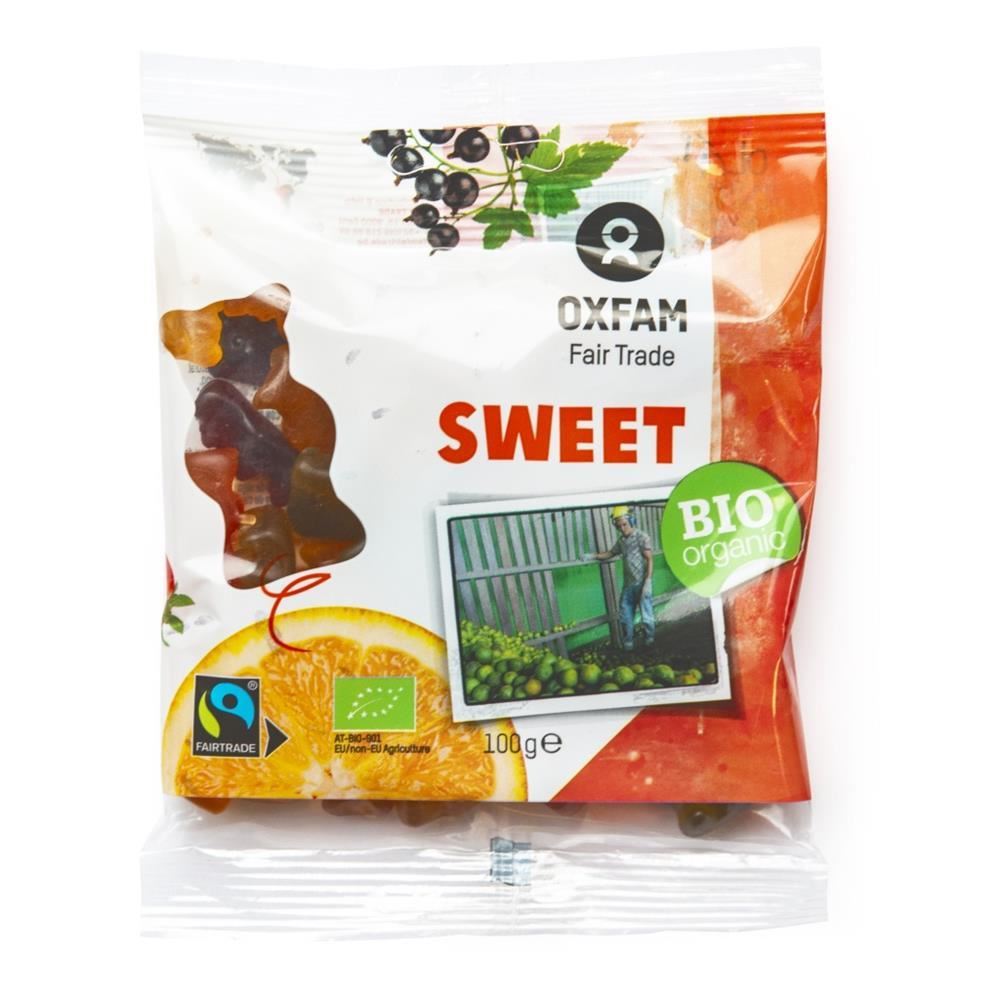 Oxfam Fair Trade ORGANIC Gummy Bears 100g - 20 Pack