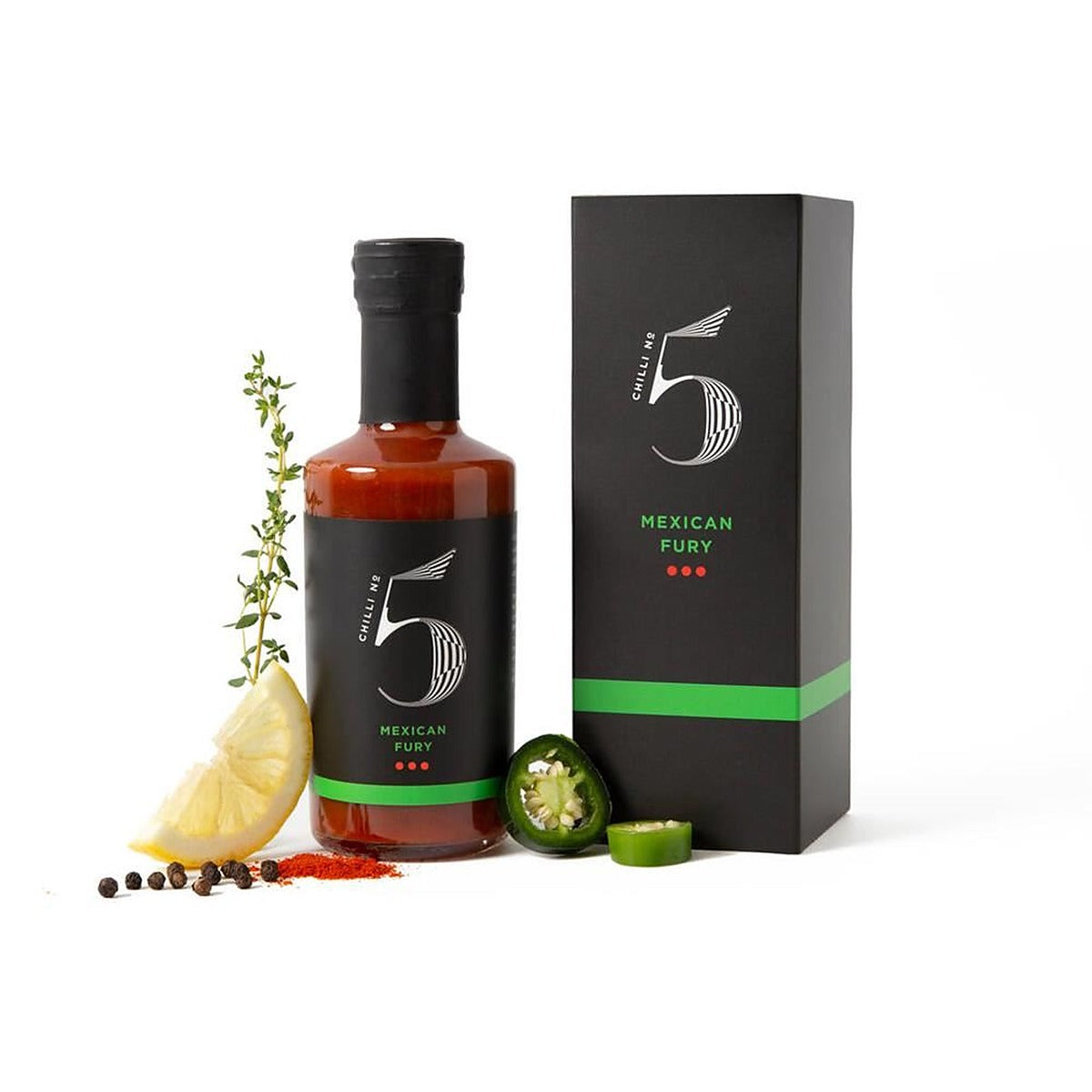 Chilli No.5 Hot Sauce Mexican 200ml