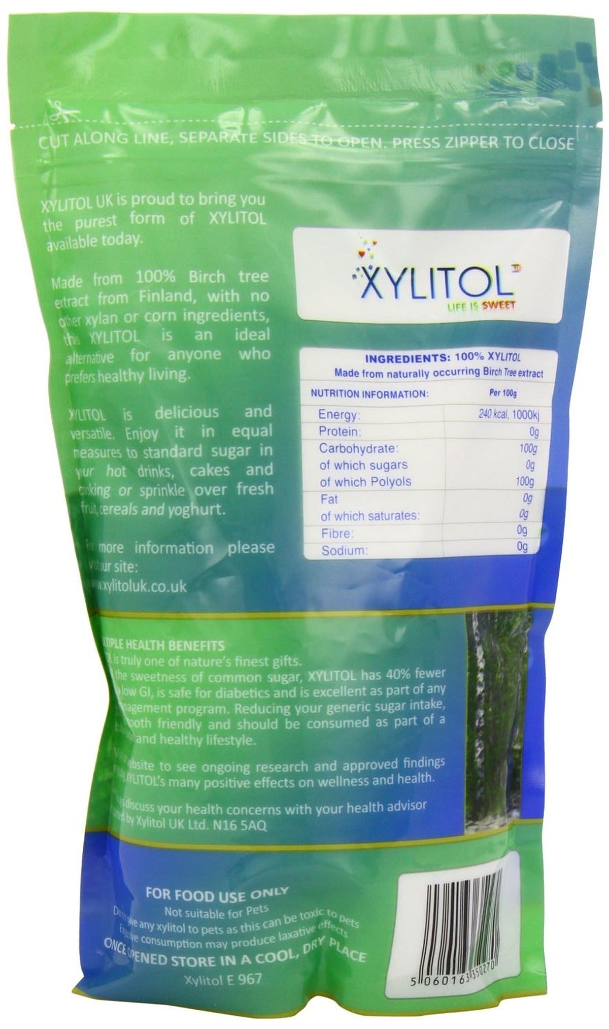 Xylitol Natural Sweetener 1Kg - image 2