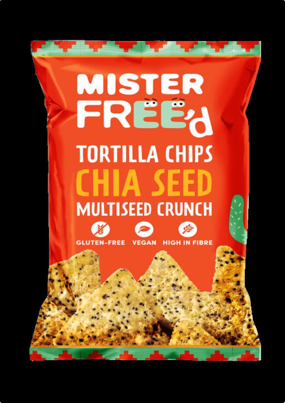 Freed Foods / Mister Free'd Tortilla Chips with Chia 135g - 12 Pack