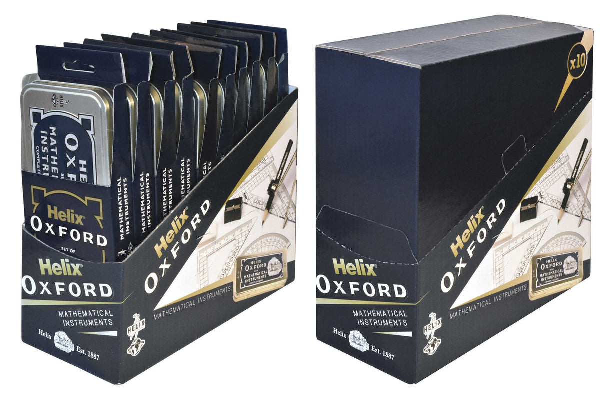 Helix Oxford Maths Set with Storage Tin